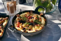Staub rund ugnsform gjutjärn Ø12 cm, Svart