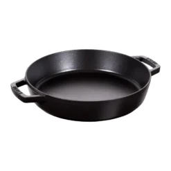 Staub traktörpanna gjutjärn 2 handtag svart, Ø26 cm