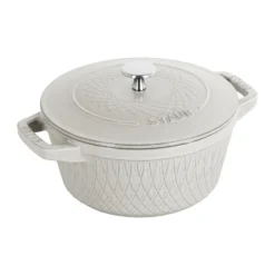 Staub Twister La Cocotte gryta 4 L, White truffle
