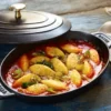 Staub ugnsform gjutjärn med lock oval 23 cm, Svart
