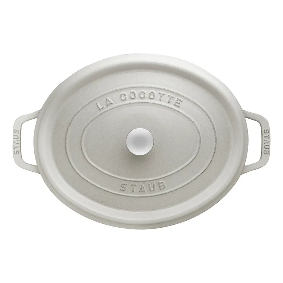 Staub White Truffle gryta oval, 3,2 l