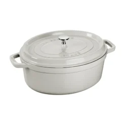 Staub White Truffle gryta oval, 2,35 l