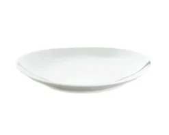 Steaktallrik oval liten 23 cm, Vit
