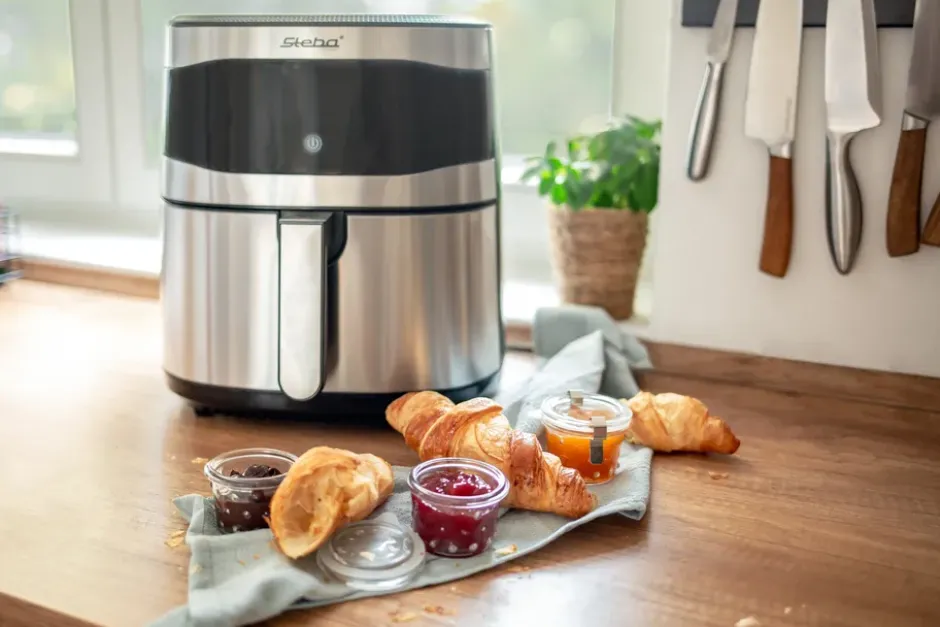 Steba HF8000 Family airfryer 8 L, Rostfritt stål