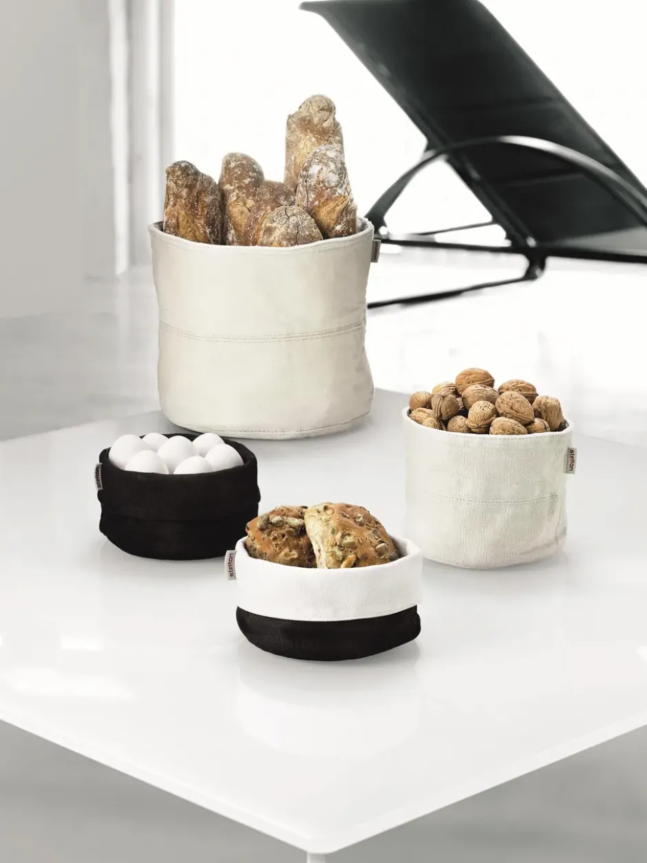 Stelton brödpåse, sand-svart