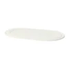 Stevns tallrik oval 27,5 cm, Chalk white
