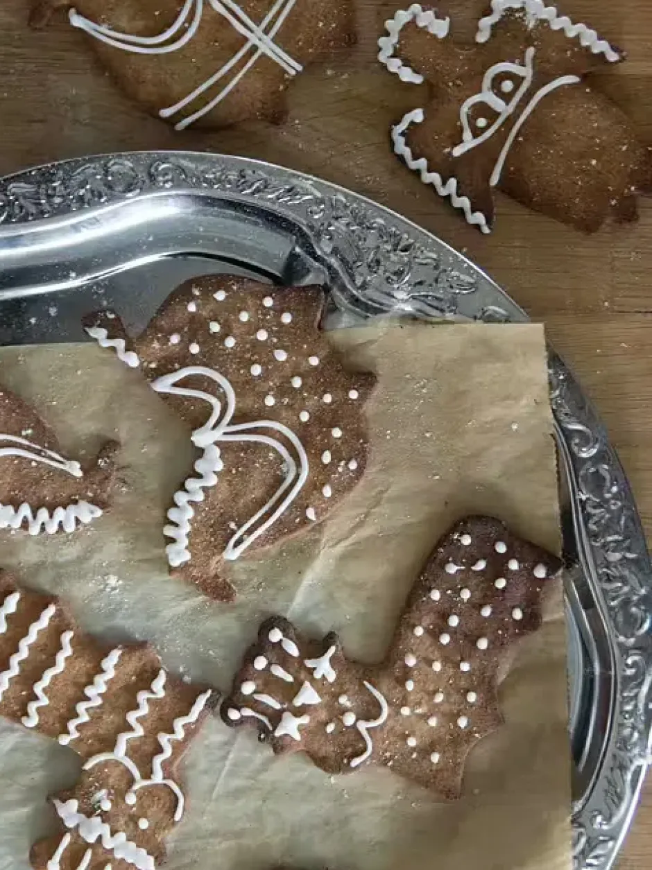 Stig L pepparkaksform 3 delar, Guld