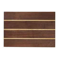 Stribe skärbräda fine 25x36 cm, Walnut-ash