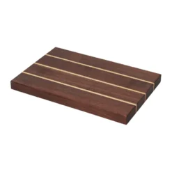 Stribe skärbräda fine 25x36 cm, Walnut-ash