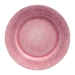 Stripes tallrik Ø28 cm, Rosa
