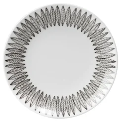 Svart Salix tallrik, Ø 28 cm