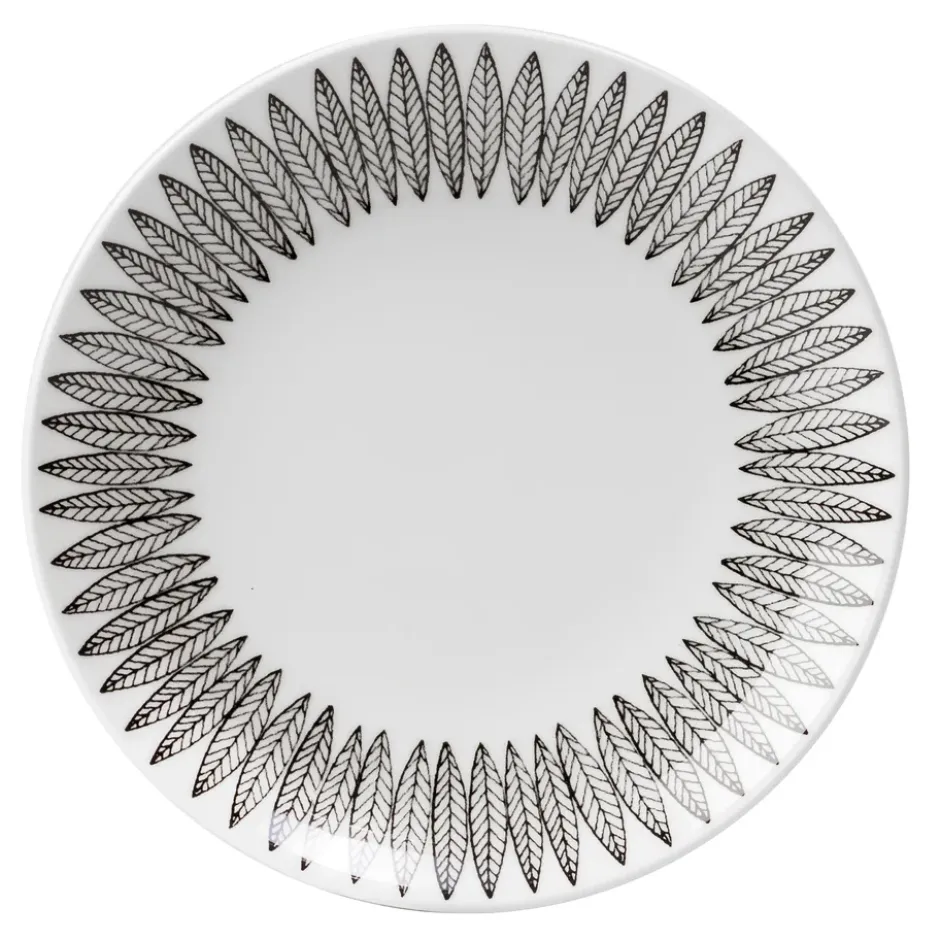 Svart Salix tallrik, Ø 28 cm
