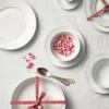 Swedish Grace assiett 17 cm, 6-pack snö (vit)