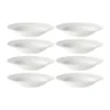 Swedish Grace djup tallrik Ø25 cm 8-pack - Snö (vit)
