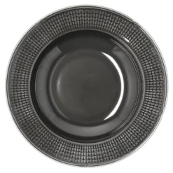 Swedish Grace djup tallrik Ø25 cm, sten (mörkgrå)