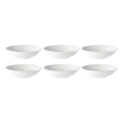 Swedish Grace djup tallrik 19 cm, 6-pack snö (vit)