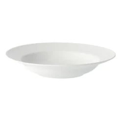 Swedish Grace djup tallrik Ø25 cm, snö (vit)