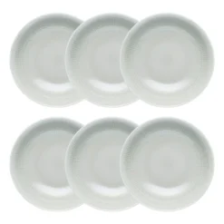 Swedish Grace djup tallrik 19 cm 6-pack Dimma(grå)
