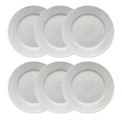 Swedish Grace tallrik 27 cm 6-pack Dimma (grå)