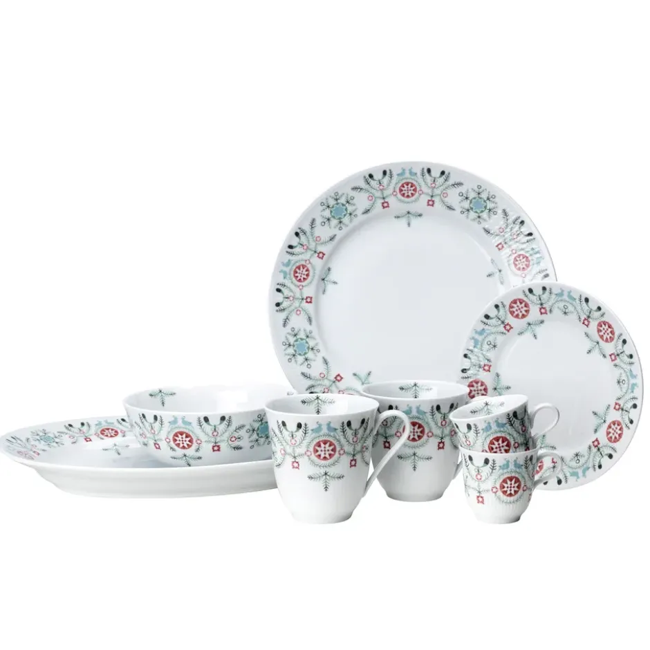 Swedish Grace Winter tallrik 21 cm, vit