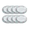 Swedish Grace Winter tallrik oval 8-pack - Vit