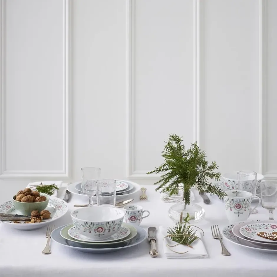 Swedish Grace Winter tallrik oval, vit
