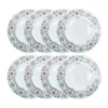 Swedish Grace Winter tallrik Ø27 cm 8-pack - Vit