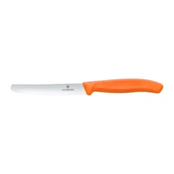 Swiss Classic korv-/tomatkniv tandad 11 cm, Orange