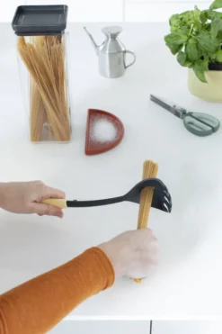 TASTY+ fyrkantig förvaringsburk 2,5 L, Mörkgrå