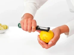 TASTY+ Swivel Food Peeler+Zester zestjärn/skalare, Fir Green