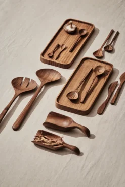 Teak skopa, Brun