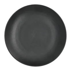 Terra assiett, Svart stengods, Ø22 cm