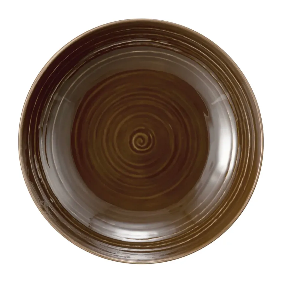 Terra djup tallrik Ø21,2 cm 6-pack, Earth Brown