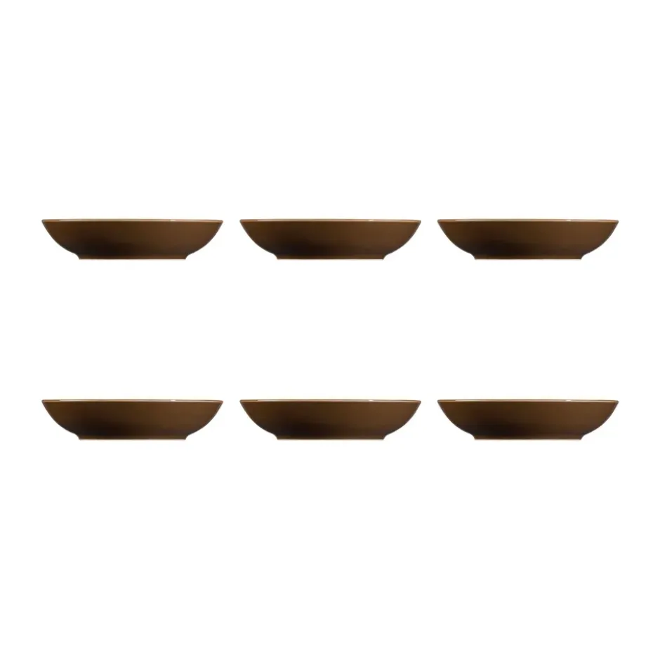 Terra djup tallrik Ø21,2 cm 6-pack, Earth Brown