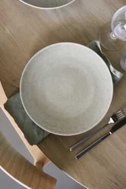 Terra mattallrik, Beige stengods, Ø26,5 cm