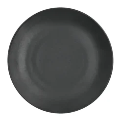 Terra mattallrik, Svart stengods, Ø26,5 cm