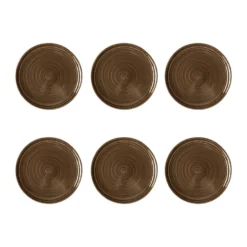 Terra tallrik Ø17,7 cm 6-pack, Earth Brown