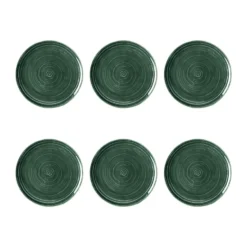 Terra tallrik Ø17,7 cm 6-pack, Moss Green