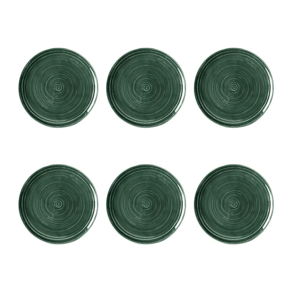 Terra tallrik Ø17,7 cm 6-pack, Moss Green