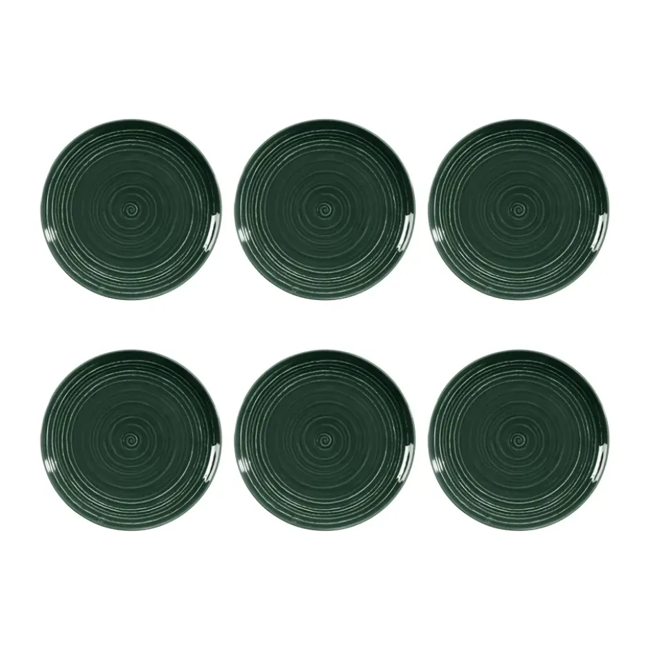 Terra tallrik Ø22,7 cm 6-pack, Moss Green