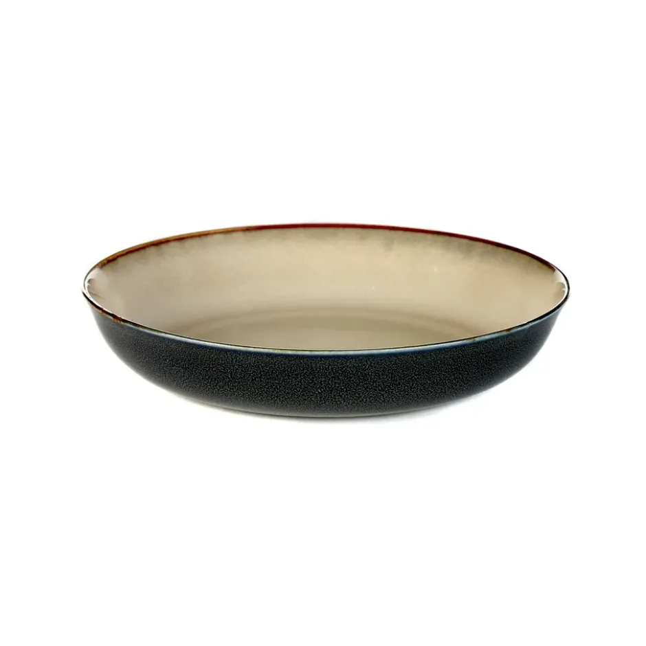 Terres de Rêves assiett 17,5 cm, Misty grey-dark blue