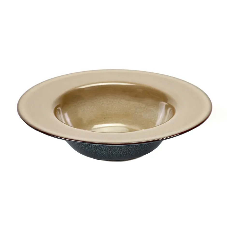 Terres de Rêves djup tallrik 21,3 cm, Misty grey-dark blue