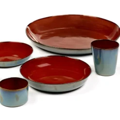 Terres de Rêves tallrik 21 cm, Rust-smokey blue