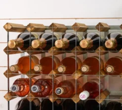 The Swedish Wine Rack Factory vinställ monterat, 9 flaskor-ljust furu