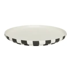 Toppu mattallrik Ø26,5 cm, Black-white