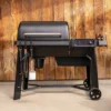 Traeger Woodridge pelletsgrill, Svart, 69x117 cm