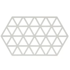 Triangle grytunderlägg stor, Warm grey