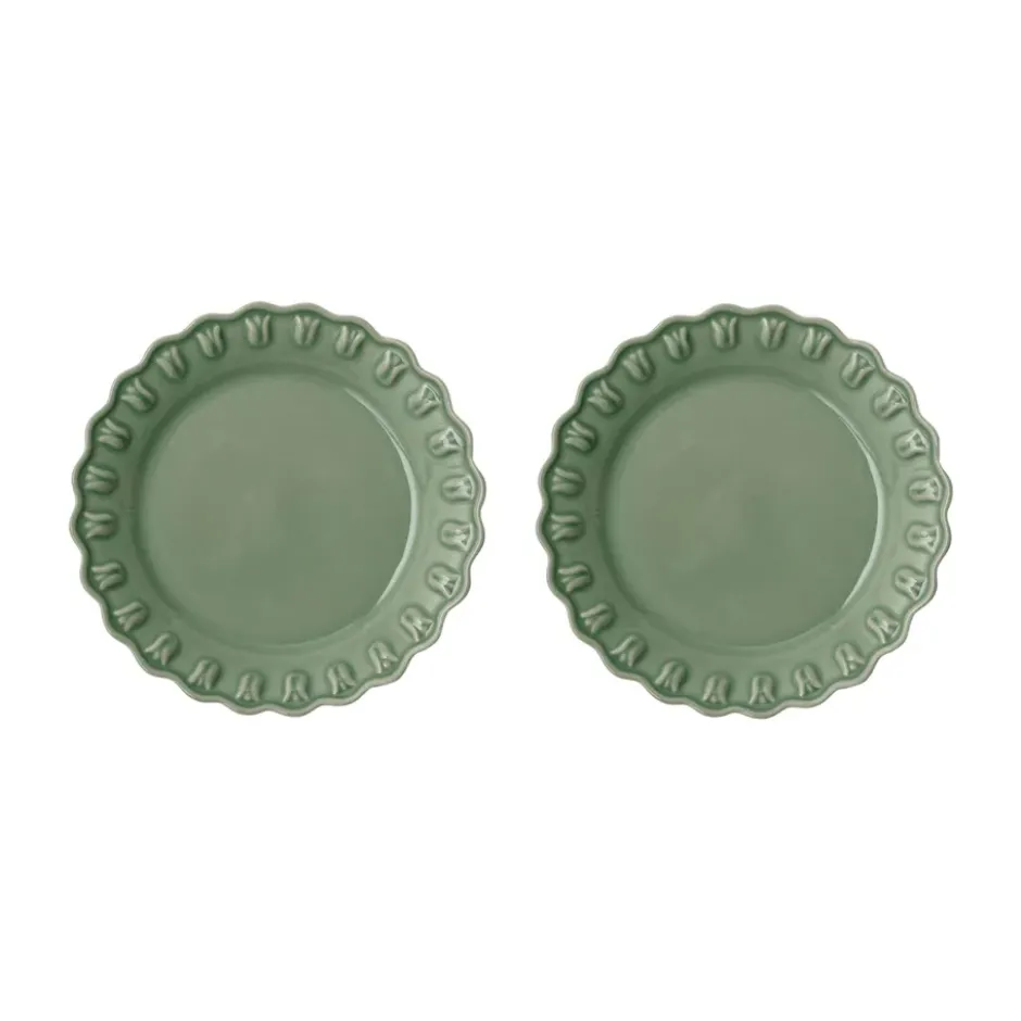 Tulipa assiett Ø20 cm 2-pack, Verona green