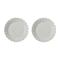 Tulipa assiett Ø20 cm 2-pack, White