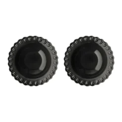 Tulipa djup tallrik Ø23 cm 2-pack, Almost black